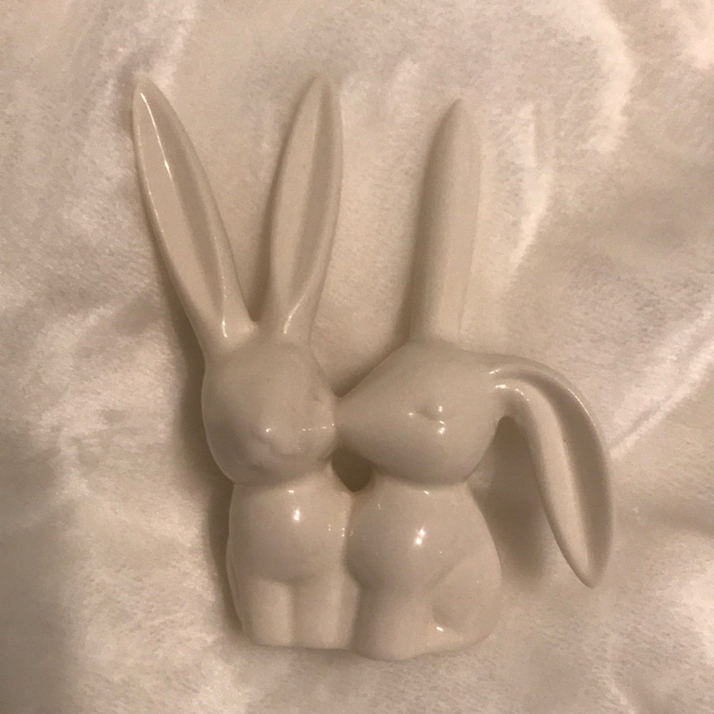 Ceramic Bunny Ring Holder